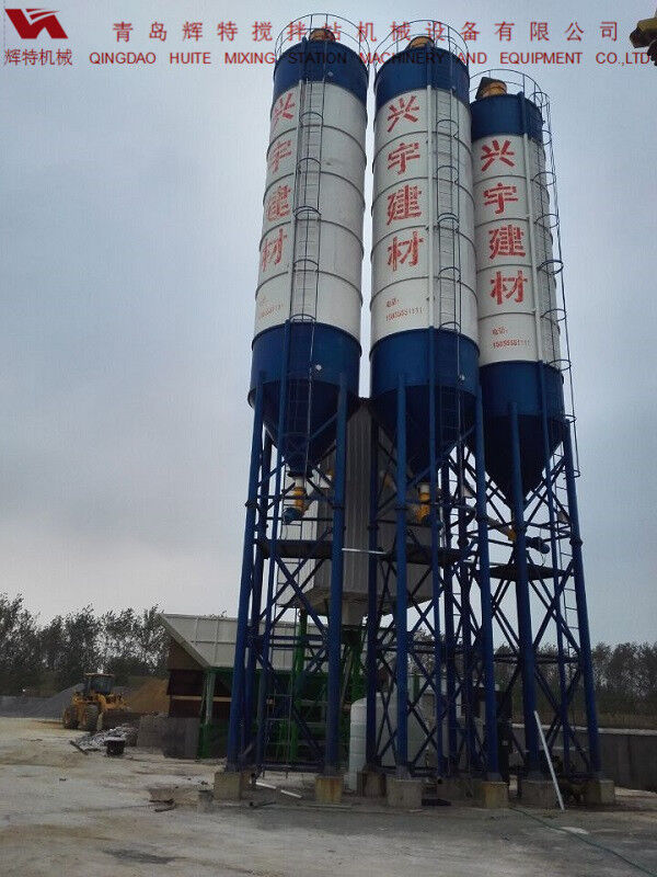 輝特攪拌站HZS75特別適合于干硬性、半干硬性混凝土的生產(chǎn)