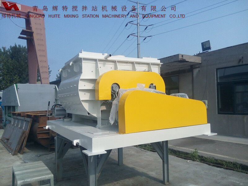 JS750攪拌臂采用偏心式設(shè)計，延長使用壽命，青島輝特機(jī)械