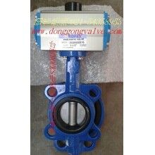 504665氣動(dòng)對夾蝶閥